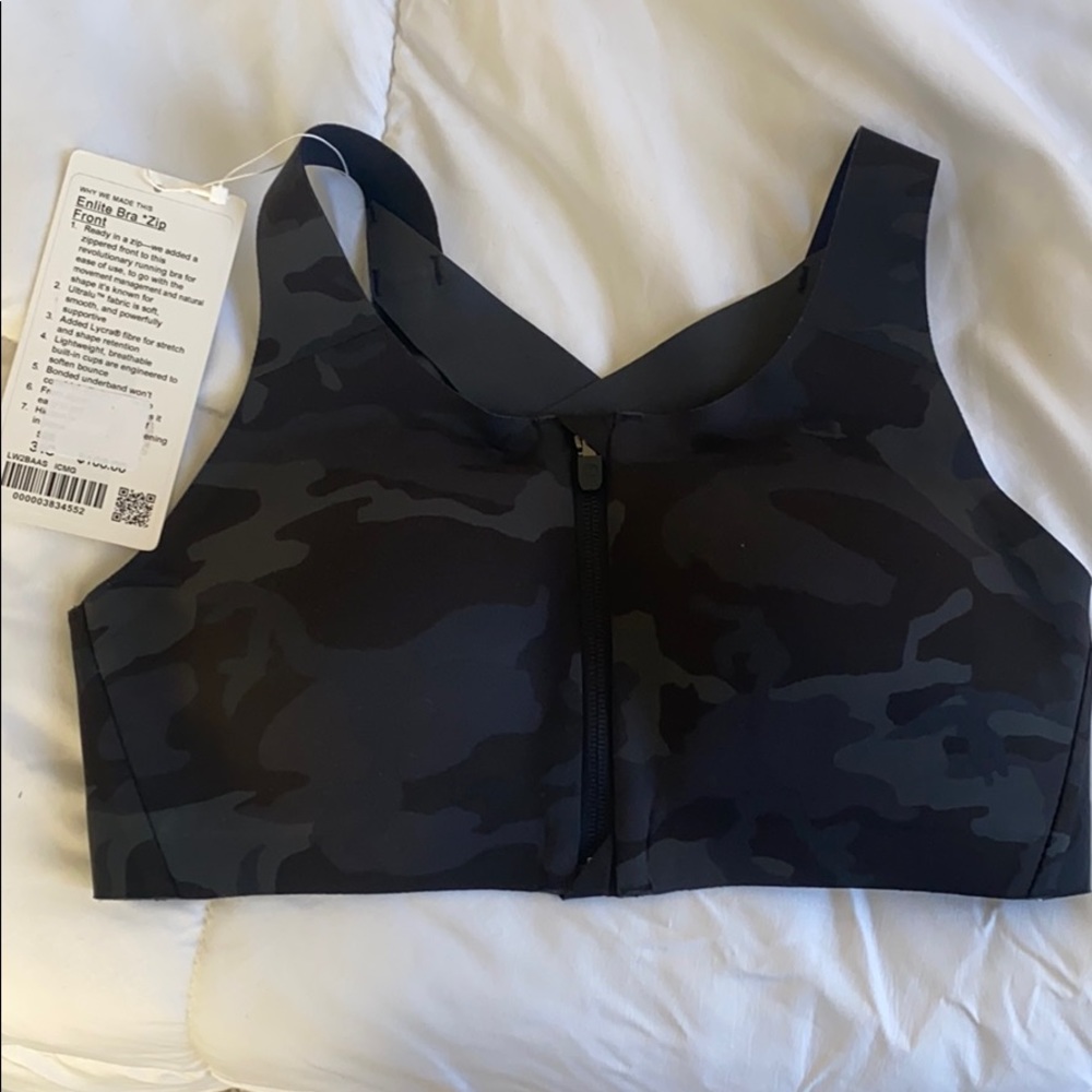 Enlite Bra, Front zip Lululemon